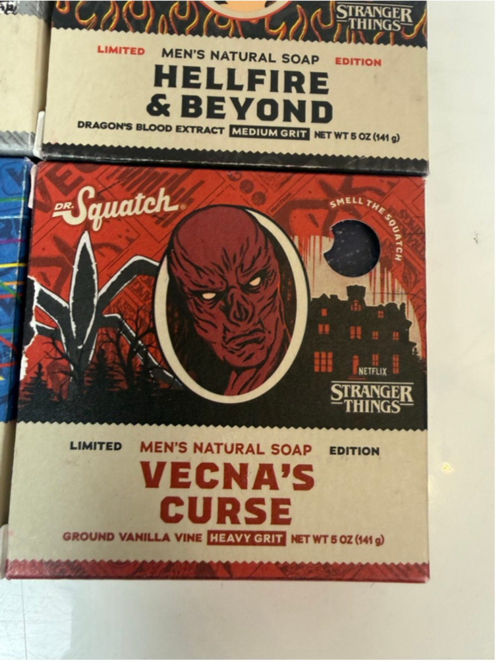 Dr. Squatch Stranger Things Soap Limited Edition Pack of 4 NEW Men’s Soap Scent - Picture 4 of 7